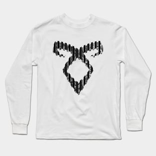 Shadowhunters rune / The mortal instruments - Angelic power rune (lines divided with metallic flowers texture) - Clary, Alec, Jace, Izzy, Magnus - Mundane Long Sleeve T-Shirt